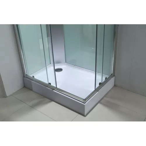 Душевая кабина с гидромассажем прямоугольная Bandhours SPHERA L/R, Цвет стекла: прозрачное, Высота поддона: 15, Цвет профиля: Хром, Тип поддона: Низкий, Выбрать размер: 70x100, Ориентация: левая, изображение 7