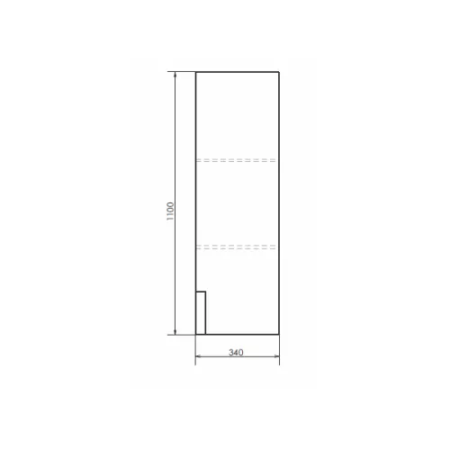 COMFORTY. Полуколонна подвесная "Кёльн-35" дуб темный, изображение 6