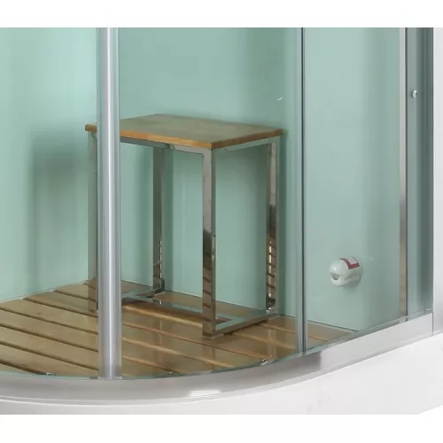 Душевая кабина с паром и гидромассажем четверть круга Bandhours VICTORIA 100х100 см, изображение 4