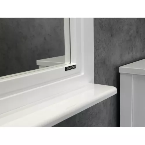 COMFORTY. Зеркало "Павия-100" белый глянец, изображение 4