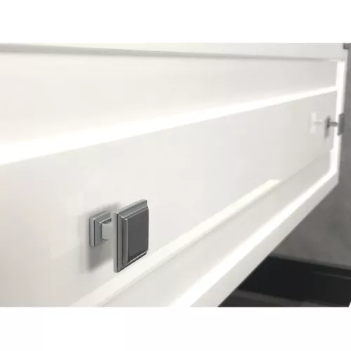 COMFORTY. Тумба-умывальник "Феррара-100" белый глянец с раковиной COMFORTY, изображение 4