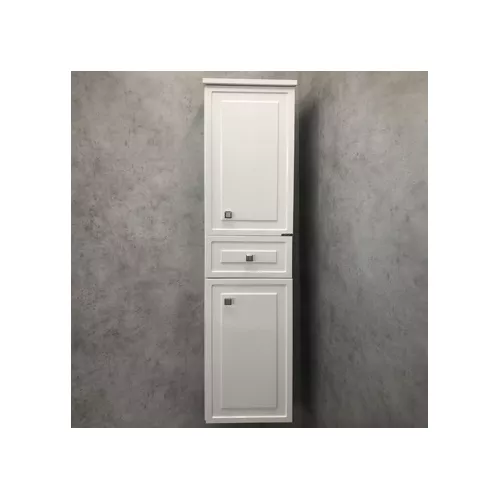 Мебель для ванной: COMFORTY. Шкаф-колонна "Феррара-40" белый глянец 1 в магазине Акватория