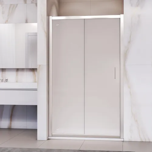 Душевая дверь RGW PA-016, Цвет стекла: матовое, Цвет профиля (вариация): Хром, Выбрать размер: 140