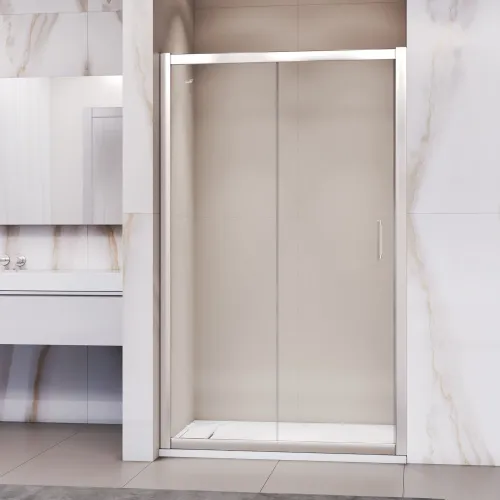 Душевая дверь RGW PA-016, Цвет стекла: прозрачное, Цвет профиля (вариация): Хром, Выбрать размер: 120