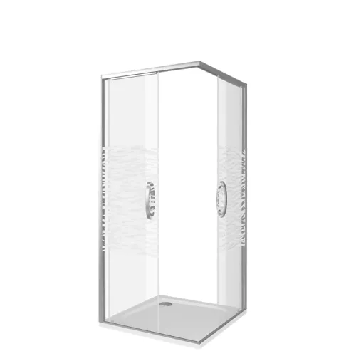 Душевой уголок Good Door ANTARES CR с рисунком  без поддона, Выбрать размер: 100х100, Цвет стекла: с рисунком, изображение 2