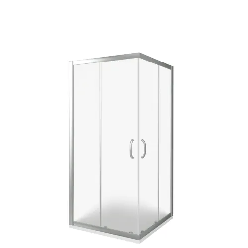 Душевой уголок Good Door Infinity CR без поддона, Выбрать размер: 80x80, Цвет стекла: рифленое, изображение 3