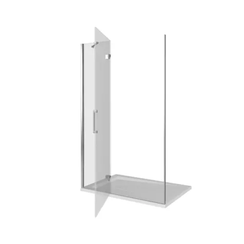 Душевая дверь распашная Good Door Saturn WTW, Выбрать размер: 110, Цвет стекла: прозрачное, Ориентация: Правая, изображение 3