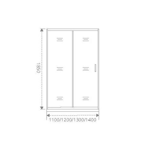 Душевая дверь раздвижная Good Door Neo WTW, Выбрать размер: 120, Цвет стекла: прозрачное, изображение 4