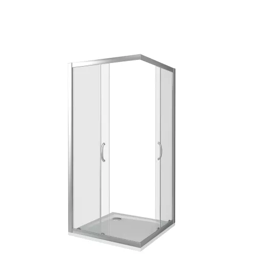 Душевой уголок Good Door Infinity CR без поддона, Выбрать размер: 80x80, Цвет стекла: прозрачное, изображение 4