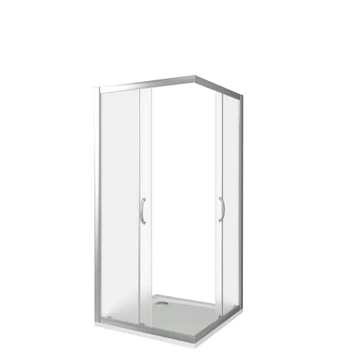 Душевой уголок Good Door Infinity CR без поддона, Выбрать размер: 80x80, Цвет стекла: рифленое, изображение 4