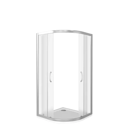 Душевой уголок Good Door LATTE R-G-WE  матовый без поддона, Выбрать размер: 80x80, Цвет стекла: матовое, изображение 3