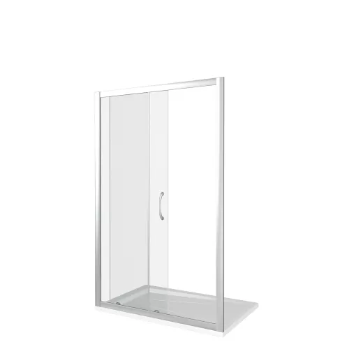 Душевая дверь раздвижная Good Door LATTE WTW, Выбрать размер: 120, Цвет стекла: прозрачное, изображение 2