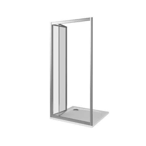 Душевая дверь складная Good Door Infinity SD, Выбрать размер: 80, Цвет стекла: прозрачное, изображение 3