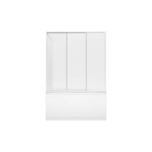 Шторка для ванны BAS Лима 130х145, Цвет стекла: матовое