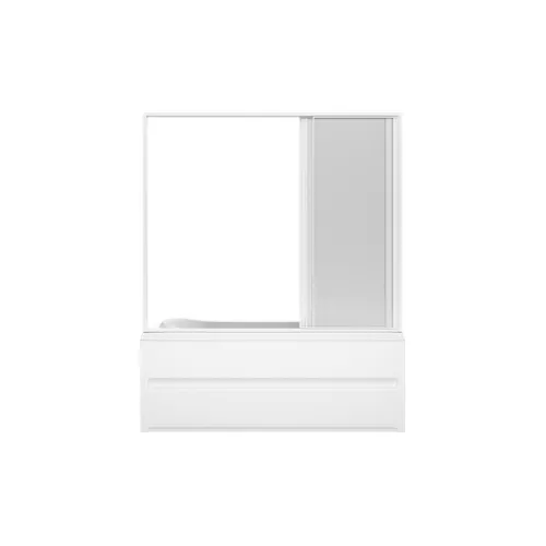 Шторка для ванны BAS Стайл/Мальдива 160х145, Цвет стекла: пластик Вотер, изображение 2