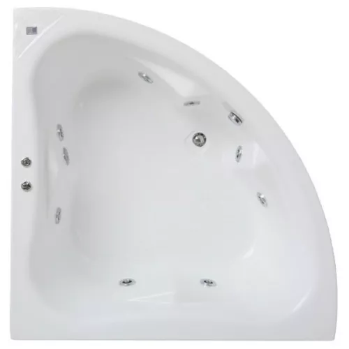Ванна акриловая  BAS Империал 150*150, Комплектация: гидромассаж, изображение 2