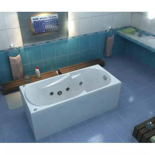 Ванна акриловая  BAS Мальдива 160*70, Комплектация: гидромассаж, изображение 3