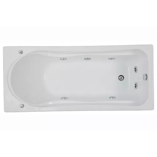 Ванна акриловая  BAS Мальта 170*75, Комплектация: гидромассаж