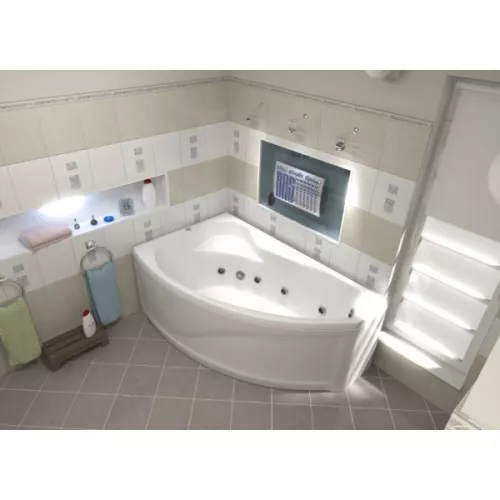 Ванна акриловая  BAS Николь 170*102, Ориентация: Левая, Комплектация: гидромассаж, изображение 3