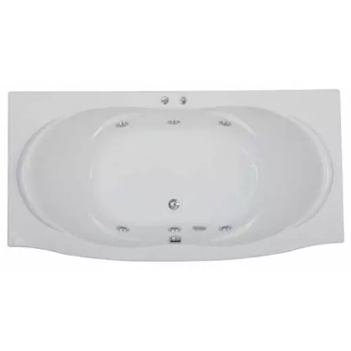Ванна акриловая  BAS Фиеста 194*90, Комплектация: гидромассаж, изображение 2