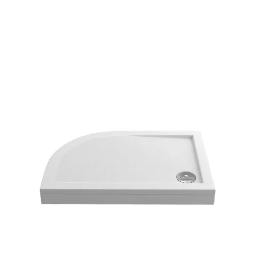 Поддон асимметричный  из литьевого мрамора Good Door Селфи 120х80 L/R, Ориентация: Левая