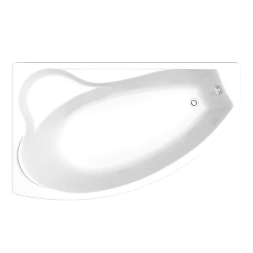 Ванна акриловая  BAS Николь 170*102, Ориентация: Левая, Комплектация: без гидромассажа, изображение 2