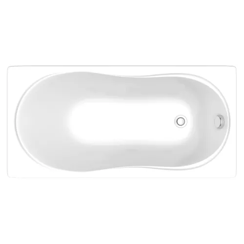 Ванна акриловая  BAS Тесса 140*70, Комплектация: без гидромассажа, изображение 2