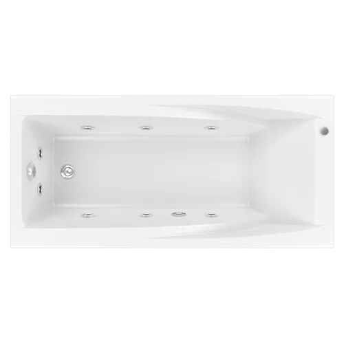 Ванна акриловая  BAS Эвита 180*85, Комплектация: гидромассаж, изображение 2