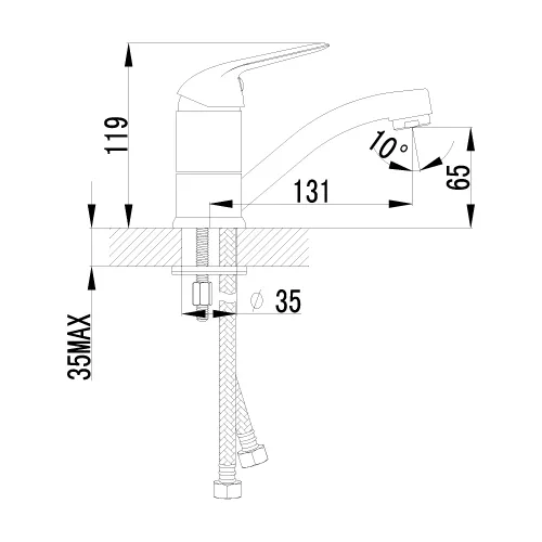 Смеситель Lemark Plus Advance LM1207C для раковины, изображение 2