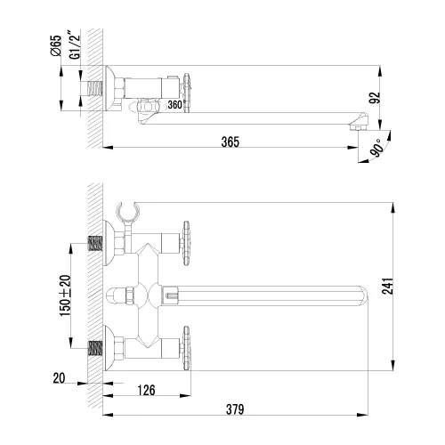 Смеситель Lemark Plus Spirit LM1951C универсальный, изображение 2