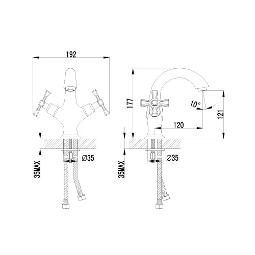 Смеситель Lemark Benefit LM2506C для раковины, изображение 2