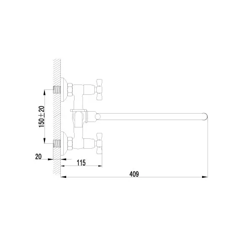 Смеситель Lemark Benefit LM2551C универсальный, изображение 2
