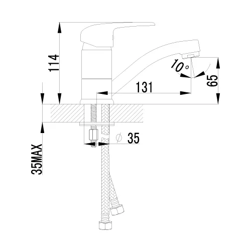Смеситель Lemark Pramen LM3307C для раковины, изображение 2