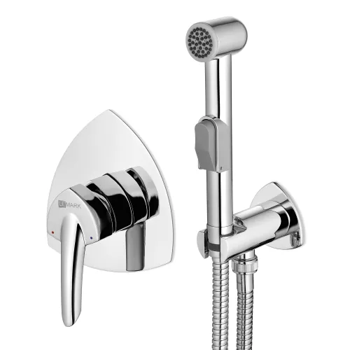 Смеситель Lemark Mars LM3519C с гигиеническим душем, встраиваемый