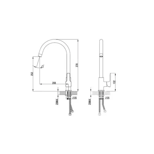 Смеситель Lemark Basis LM3605C для кухни, изображение 2
