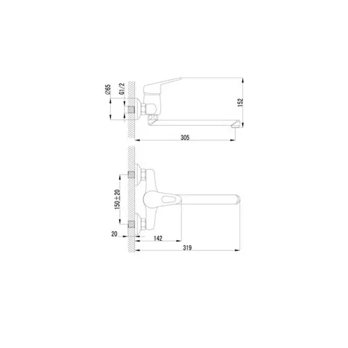 Смеситель Lemark Luna LM4111C, изображение 2