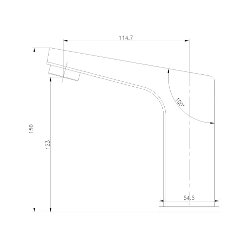 Смеситель Lemark Project LM4650CE для раковины бесконтактный (сенсорный), изображение 2