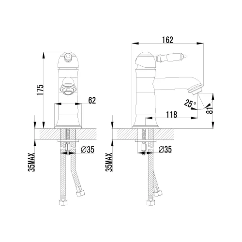 Смеситель Lemark Villa LM4806B для раковины, изображение 2