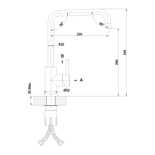 Смеситель Lemark Expert LM5077S для кухни, изображение 2
