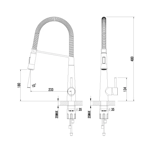 Смеситель Lemark Soul LM6002C для кухни, изображение 2