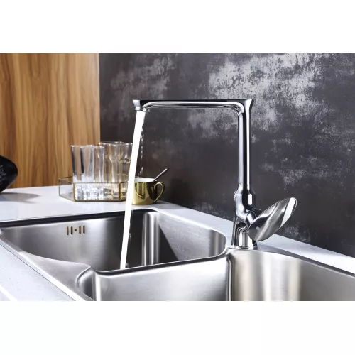 Смеситель Lemark Nero LM0205C для кухни, изображение 2