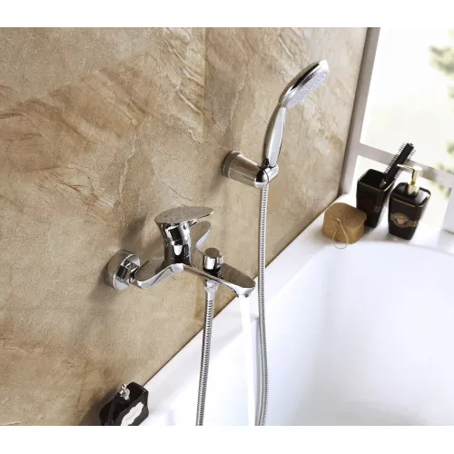 Смеситель Lemark Nero LM0214C для ванны, изображение 2