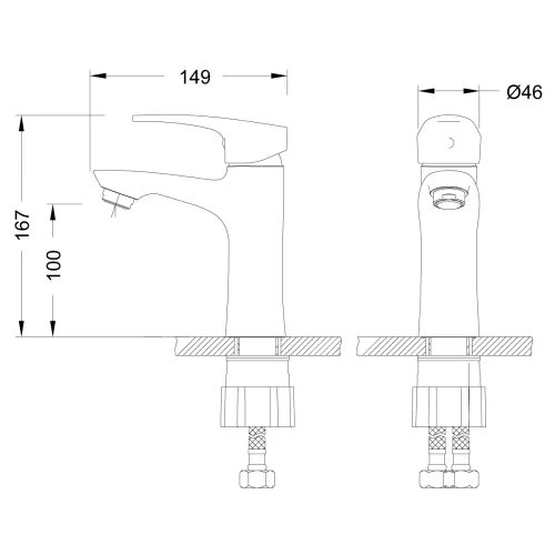 Смеситель Lemark Linara LM0406C для раковины, изображение 3