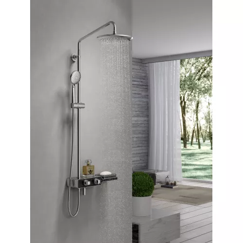 Душевая стойка  Lemark Tropic LM7009С  с термостатом, изображение 2