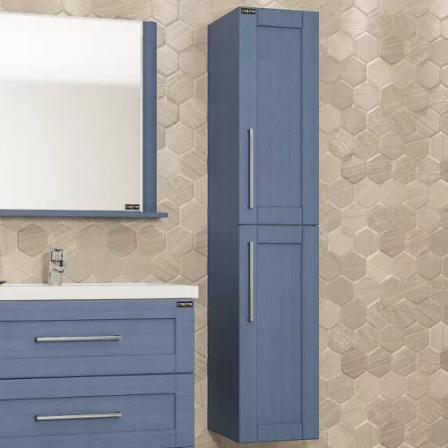 Шкаф-пенал подвесной СанТа Венера, Выбрать цвет: Дуб адриатика, изображение 2