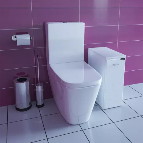 Мебель для ванной: Тумба  напольная для туалетной комнаты СанТа Омега 1 в магазине Акватория