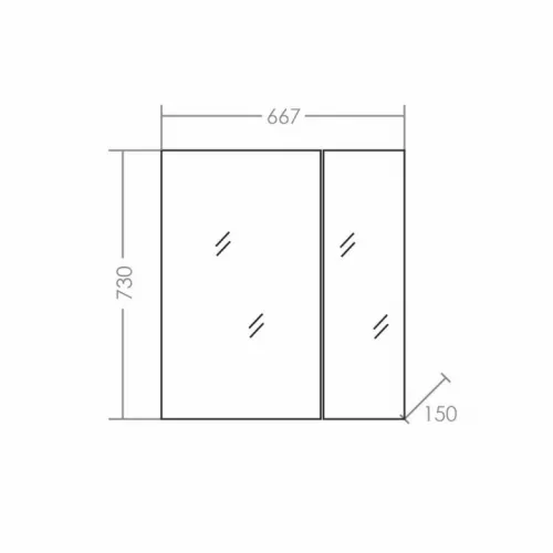Зеркальный шкаф СанТа Стандарт 70, изображение 5