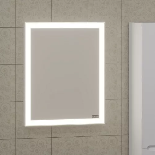 Мебель для ванной: Зеркало с LED-подсветкой СанТа  Марс 1 в магазине Акватория