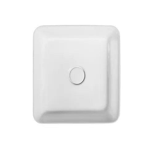 Раковина накладная прямоугольная CeramaLux W1531, Выбрать размер: 38х38х15, изображение 2