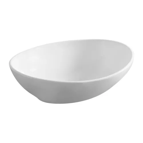 Раковина овальная накладная CeramaLux 7138, Выбрать цвет: Белый